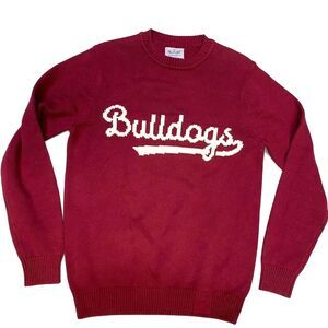 Collegiate Alabama College Bulldogs College Cotton Blend Hillflint Knit Sweater